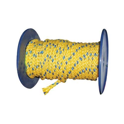 PPV въже без вътрешна тръба 12 мм цветна оплетка (100 м)