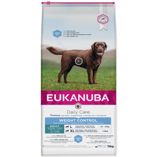 EUKANUBA Daily Care Adult Large & Giant Breed Контрол на теглото 15 кг
