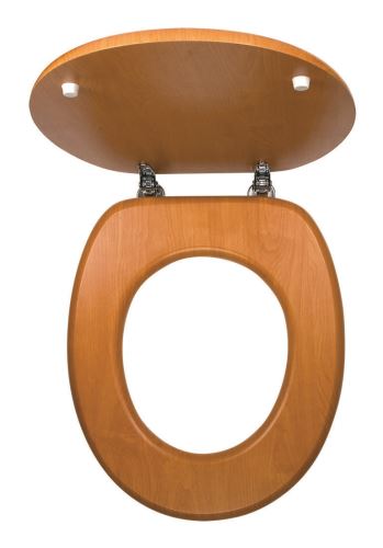 Дървена тоалетна седалка Walnut light