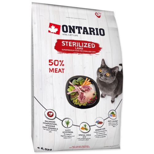 Стерилизирано агнешко месо за котки 6,5 кг