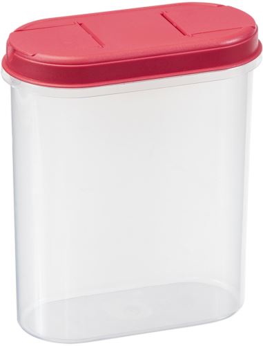 Овален пластмасов контейнер за насипни храни 2,4л