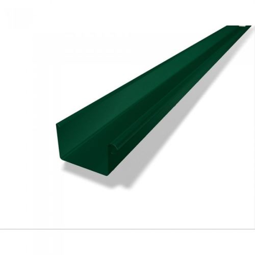 Алуминиев квадратен улук PREFA, широчина 120 mm, дължина 3M, зелен мъх RAL 6005