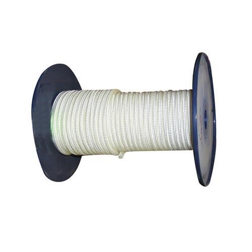 PA кабел с душа 6 мм бяла оплетка (100 м)