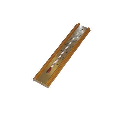 Стаен термометър дървен, метален 20cm