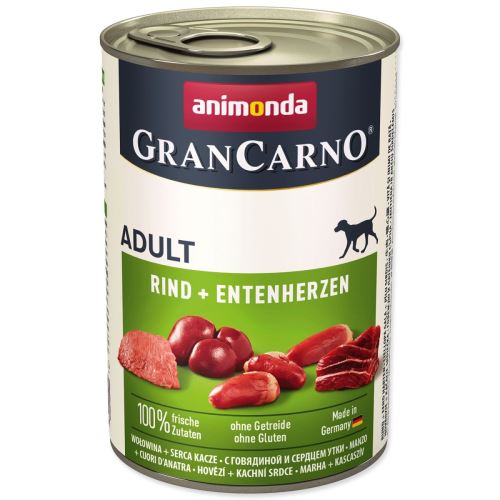 Консервирано говеждо месо Gran Carno + патешко сърце 400 г