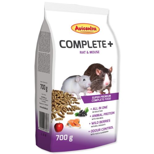 Avicentra COMPLETE+ за плъхове и мишки 700g