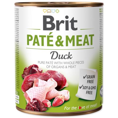 BRIT Пате и патица с месо 800 g