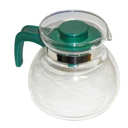 Стъклен чайник SVATAVA 1,5л капак и дръжка пластмаса