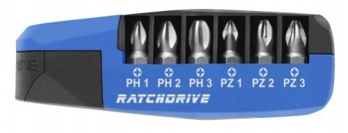 WITTE тресчотка с накрайници RatchDrive PH/PZ / опаковка 1 бр.