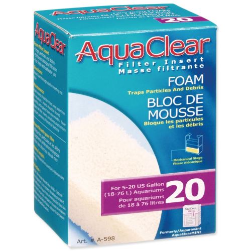 Пълнеж от пяна AQUA CLEAR 20 (AC mini) 1 бр.