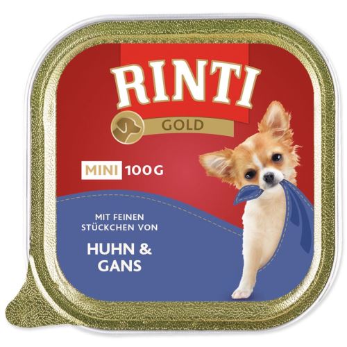 Тубичка RINTI Gold Mini пиле + гъска 100 g