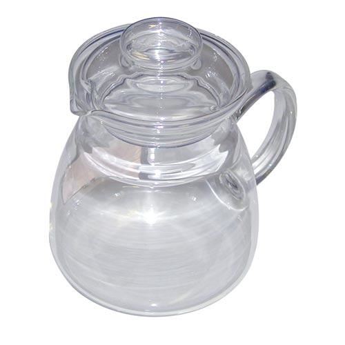 Стъклен чайник JANA 0,6 л капак и дръжка стъкло