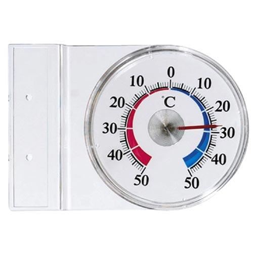 Термометър за прозорец кръгъл 7cm пластмасов