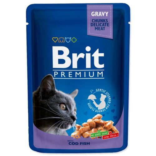 BRIT Premium Cat Риба от треска 100 g