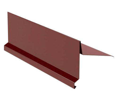 Ветроупорна греда за скатен покрив RŠ 250, CLR, оцветена от двете страни, тъмночервено RAL 3009