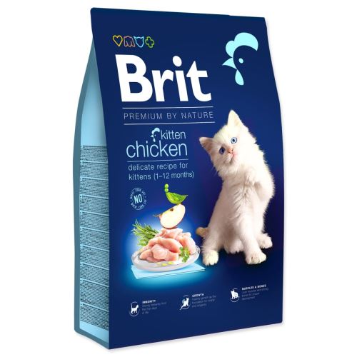 BRIT Premium by Nature Cat Kitten Chicken 8 кг