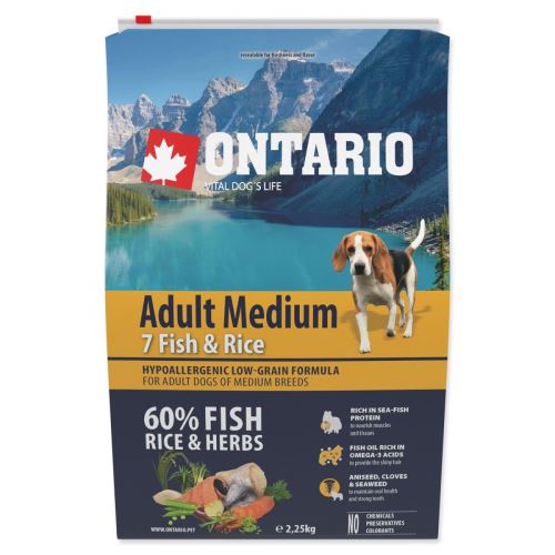 Dog Adult Medium Fish & Rice 2,25 kg
