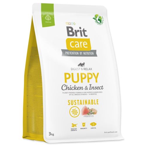 Brit Care Dog Sustainable Puppy Chicken & Insect 3kg