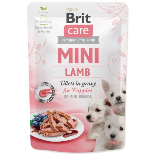 BRIT Care Mini Puppy Агнешки филета в сос 85 g