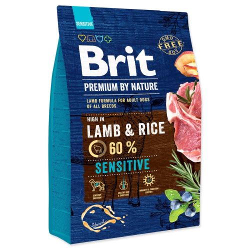 BRIT Premium by Nature Sensitive агнешко 3 кг