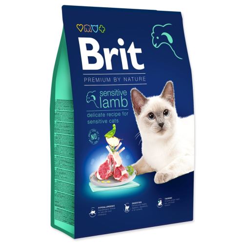 BRIT Premium by Nature Cat Sensitive Lamb 8 кг