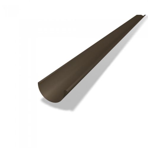Улук PREFA, алуминиев улук Ø 190 мм, дължина 6 м, тъмнокафяв P10 RAL 7013