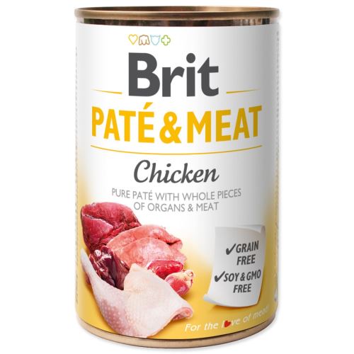 BRIT Пате и пилешко месо 400 г
