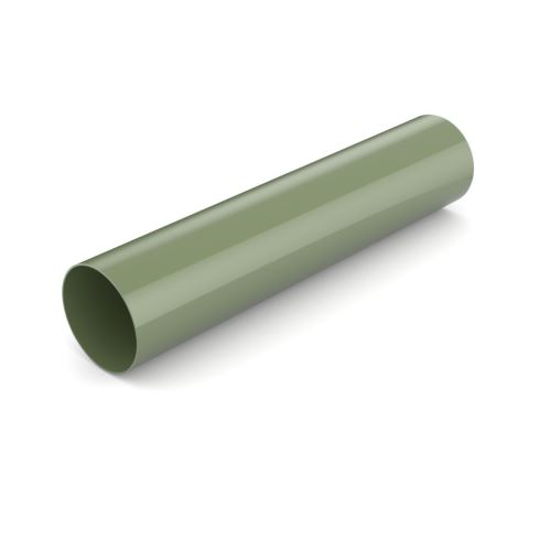 BRYZA Пластмасов дренаж без гърло Ø 63 mm, дължина 3М, зелен RAL 6020