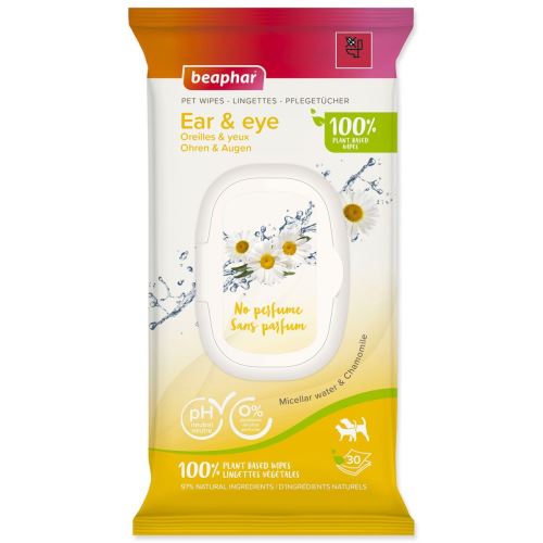 Beaphar BIO Кърпички за уши и очи 30бр.