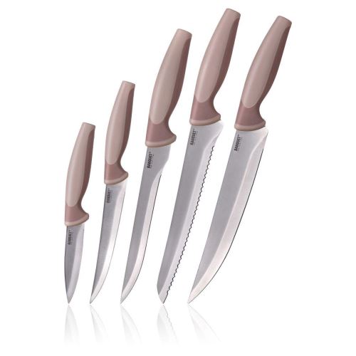 Комплект ножове TRINITY CULINARIA, 5 части, кафяв