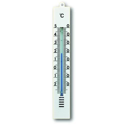 Термометър за външна употреба 18 см, пластмасов, бял