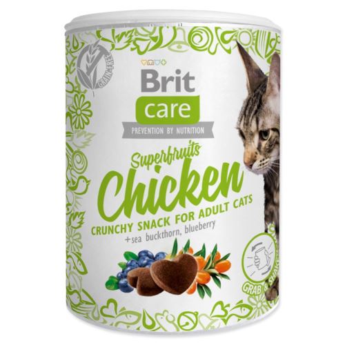 Brit Care Cat Snack Superfruits пилешко 100g