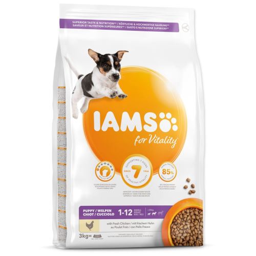 IAMS Dog Puppy Small & Medium Chicken 3 кг