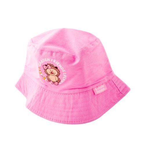 Бебешка шапка от памук, розова