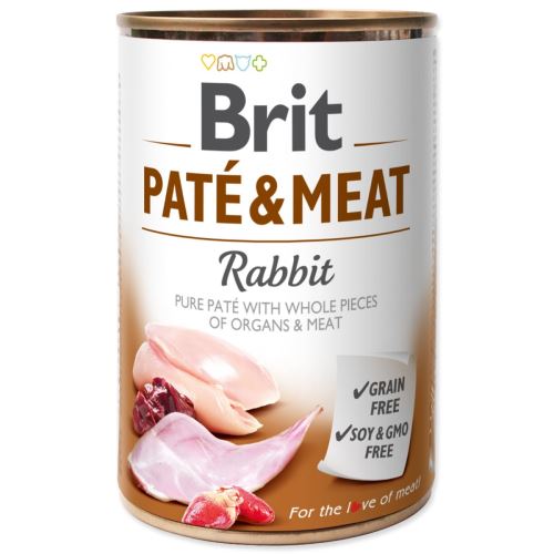 BRIT Пате и месо от заек 400 г