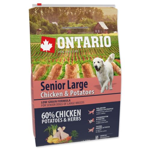 Ontario Senior Large Пиле с картофи 2,25 кг