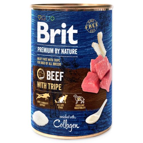 BRIT Premium by Nature Говеждо месо с трипс 400 г