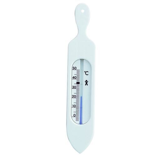Термометър за баня от бяла пластмаса 19 см