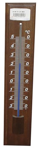 Термометър за външна употреба D34 дървен 32cm оцветен