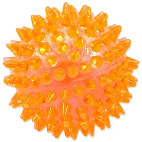 Играчка DOG FANTASY топка свиркаща оранжева 6 см 1 брой