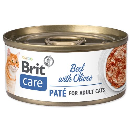 BRIT Care Cat Пастет от говеждо месо с маслини 70 g