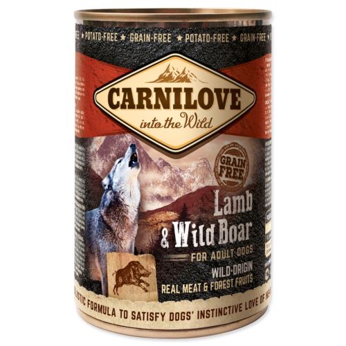 Консервирана храна CARNILOVE Dog Wild Meat Lamb & Wild Boar 400 g