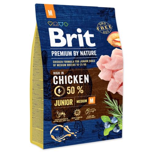 BRIT Premium by Nature Junior M 3 кг