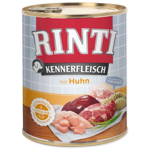 Консервирано пилешко месо RINTI Kennerfleisch 800 г