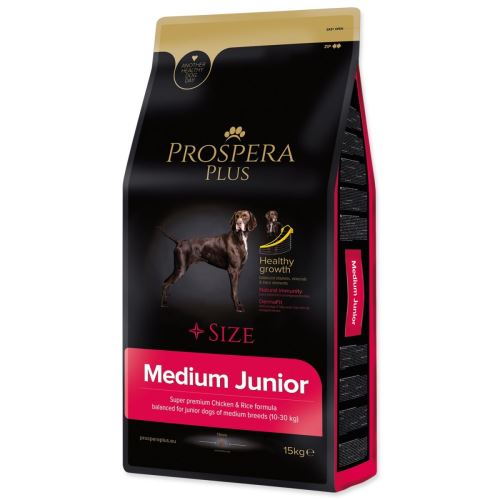 Prospera Plus Medium Junior Пиле с ориз 15kg