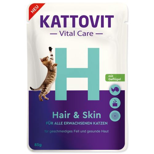 Капсула KATTOVIT Vital Care Hair & Skin 85 g
