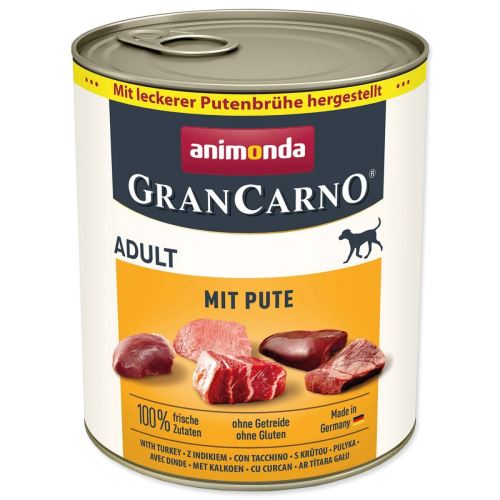 Консерви Gran Carno Adult с пуешко месо 800 g
