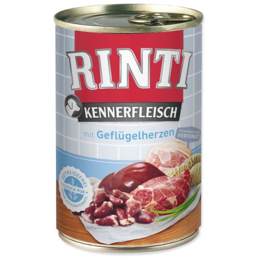 Консервирани птичи сърца RINTI Kennerfleisch 400 g