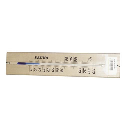 Термометър за сауна 27cm дървен