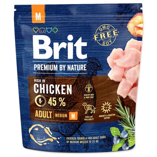 BRIT Premium by Nature Adult M 1 кг